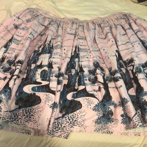 Pinup couture castle skirt